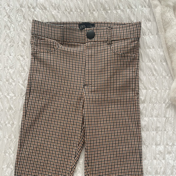 Zara Houndstooth Pattern Pants - Picture 2 of 2